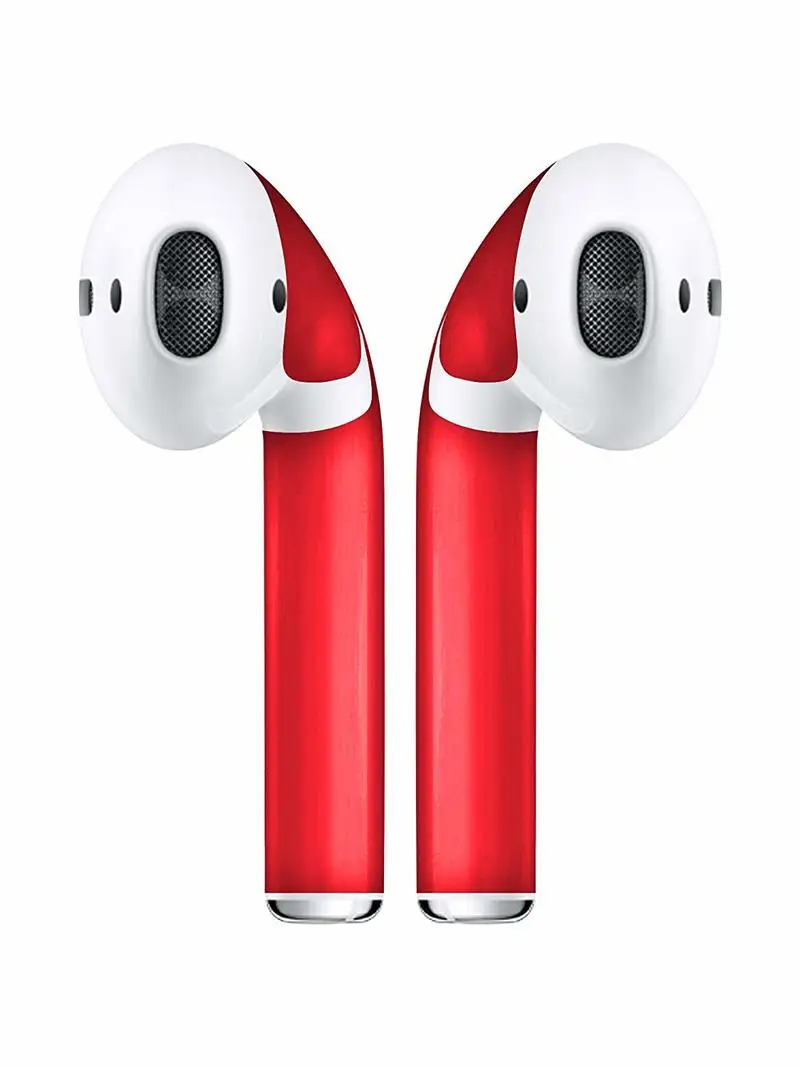 1 пара кожи наклейка протектор для AirPods Skins защитные обертывания пленка кожи наклейка для беспроводных наушников аксессуары 4 цвета