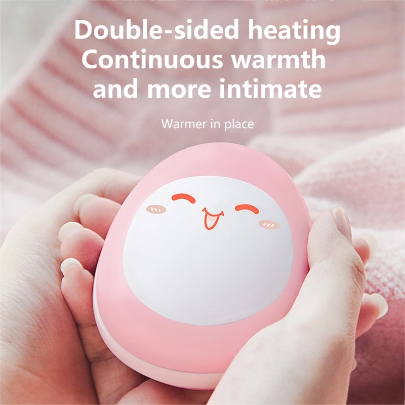 Portable Mini Electric Hand Warmer Cute Cartoon Animal USB Rechargeable 4000mAh Power Bank Charger Pocket Winter Heater | Дом и сад