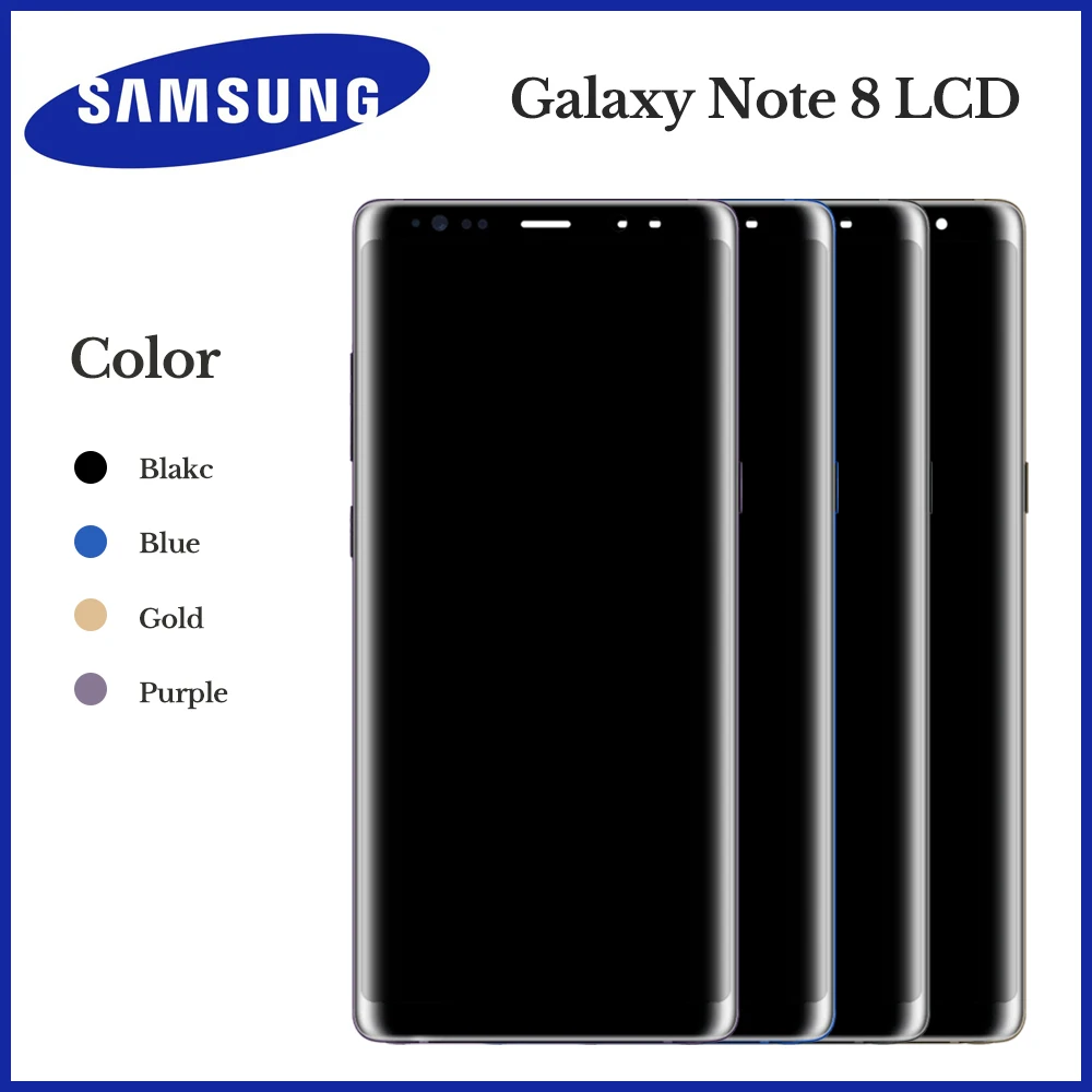 6 3 &quotОригинальный супер AMOLED дисплей для SAMSUNG Galaxy NOTE 8 LCD N950 N950F сенсорный экран