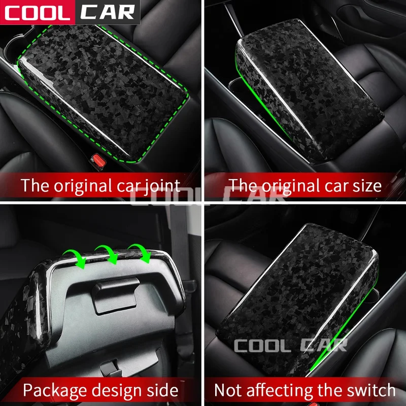 Запчасти для Tesla Model 3/автозапчасти 3 из настоящего кованого углеродного волокна