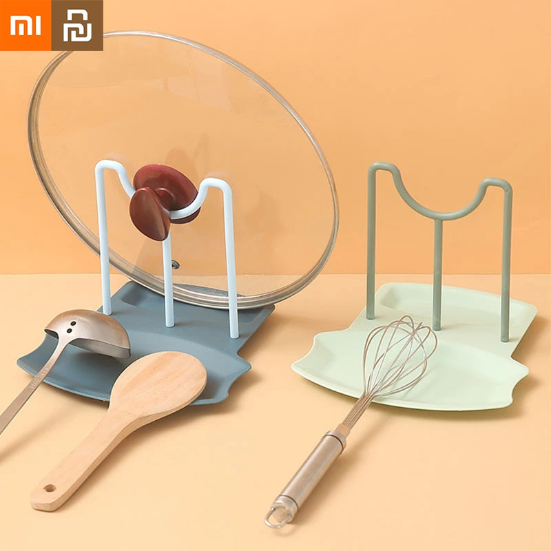 

XiaoMi Spatula Holder Spoon Mat Storage Shelf Household Punch Free Countertop Bracket Healthy Convient Durable Kitchen Supplies