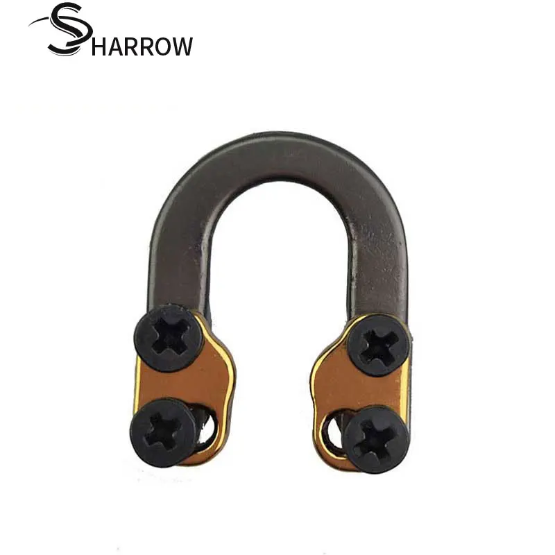 

Metal Loop Metal D Ring Buckle Rope Imports Aerospace Aluminum U Compound Archery Bow and Arrow Shooting Parts