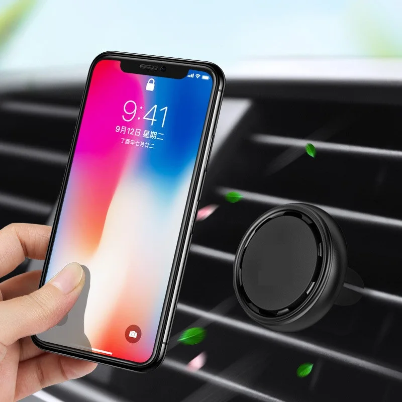 

Car Phone Holder for iPhone X 8 Samsung GPS Mobile Phone 360 Degree Universal Magnetic Holder Stand Car Air Vent Mount