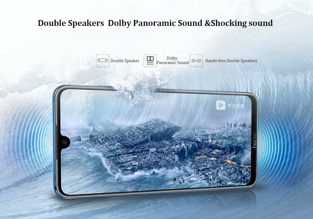 Honor 8X Max, Google Play, мобильный телефон, 7,12 дюймов, большой экран, Восьмиядерный, отпечаток пальца, ID, 5000 мАч, Android 8,1, OTA,Скидка 1200 руб. /. При заказе от 9800 руб. /Промокод: newyear1200/