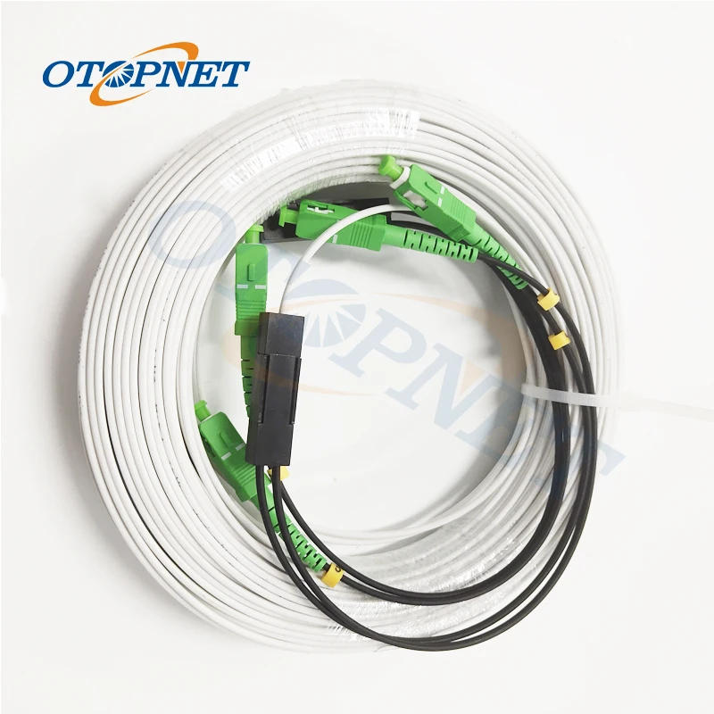 SC APC соединитель одномодовый провод FTTH волоконно-оптический кабель
