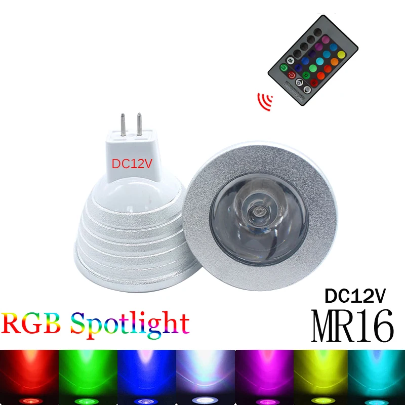 Диммируемая цветная (RGB) 220V светодиодный лампы 110V GU10 5 Вт лампада светильник RGB