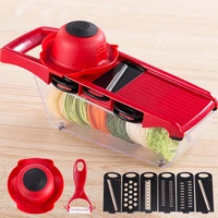 multi function vegetable slicer with vegetable cutter manual kitchen accessories tool potato peeler carrot grinder cheese grater