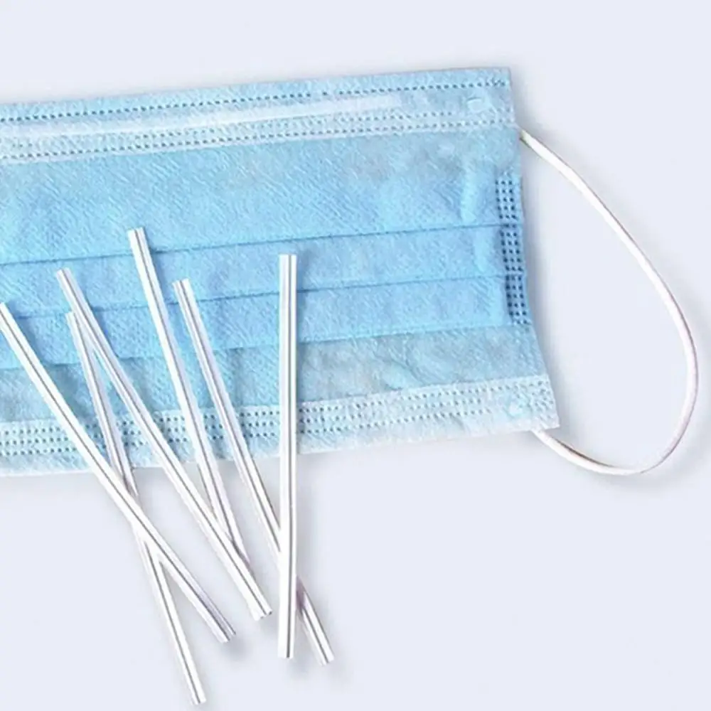 Маска для носа мост 1000 шт Одноразовые эластичные зажимы лица регулируемый рот