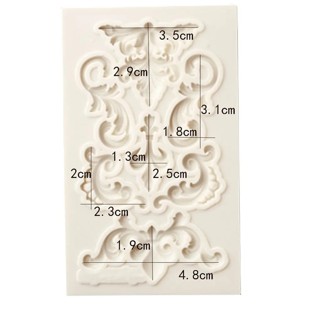 В европейском стиле на шнуровке с тиснением силиконовые формы DIY Fondant (сахарная)