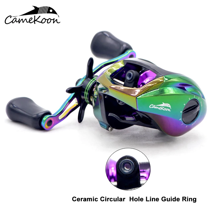 Рыболовная катушка CAMEKOON с очень алюминиевой мелкой шпулей максимальное