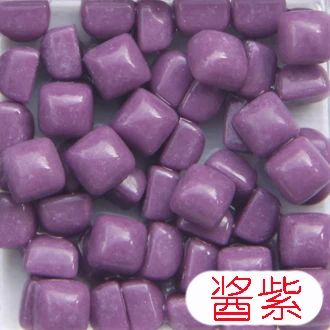 4 600 шт., мозаичная плитка Glary Jade, сделай сам, мозаичные камни, смешанные цвета, квадратные материалы для детей/детей, 0,58*0,58*0,4 см - Цвет: 4