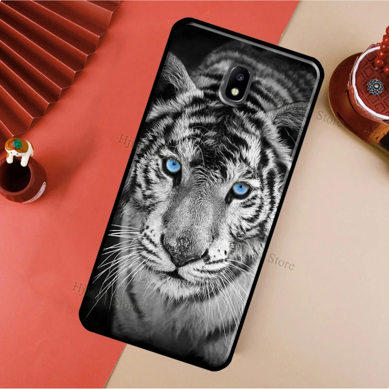 Чехол с гепардой пантерой тигром львом для Samsung Galaxy J1 J3 J4 J5 J6 J7 2016 2017 A3 A5 A6 A8 A9 J2 Core J8