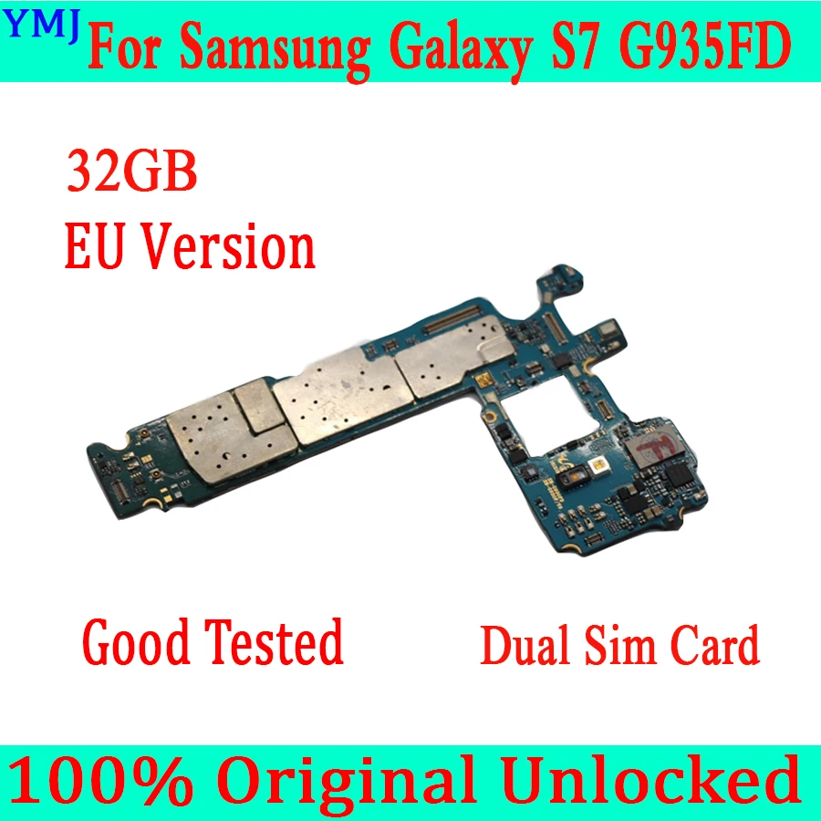 Материнская плата 32 ГБ для Samsung Galaxy S7 edge G935F G935FD G930F G930FD G930V G930T 100% оригинальная