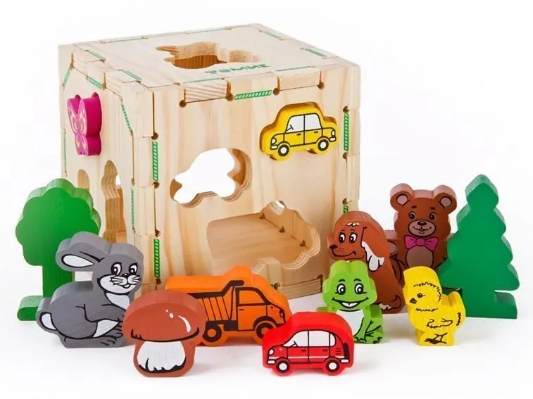 Деревянный сортер Веселые фигурки 968 Томик Томь Сервис|Игрушки для раннего