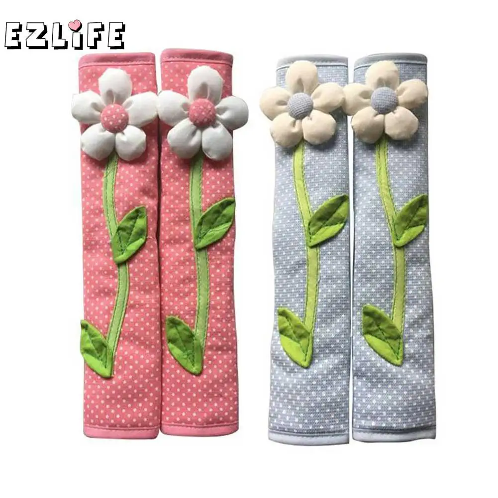 1 шт. 3D в крупный горох с принтом цветов дверная ручка холодильника крышка дверца