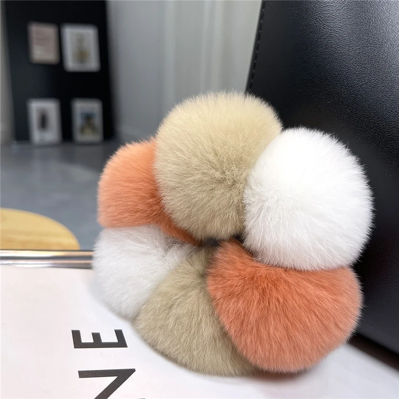 Женская эластичная резинка для волос милая плюшевая повязка на голову из