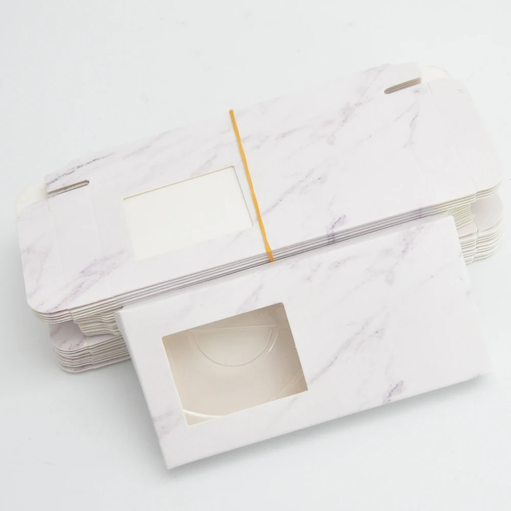 

Wholesale Eyelash Packaging Box Lash Boxes Package Custom Rectangle Paper Box Pink False Eyelashes Makeup Storage Case Vendors
