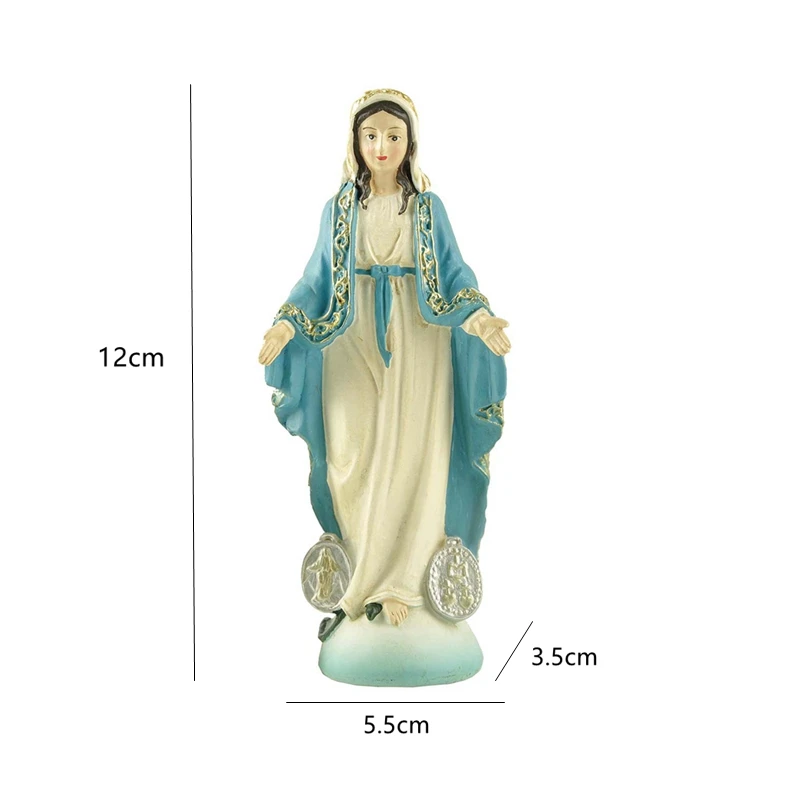 Religious Virgin Jesus Mary Church Family Statue Resin Ritual Ornament Decoration | Дом и сад