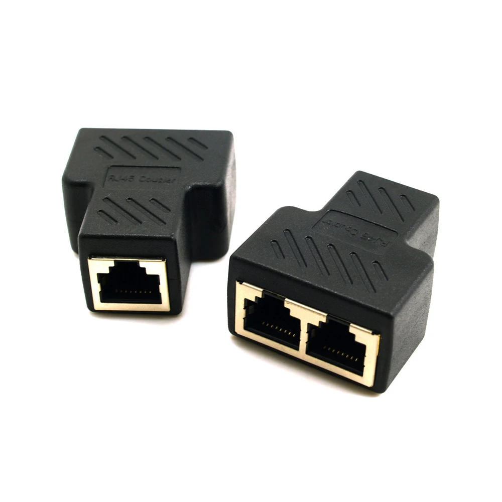 Сетевой кабель Rj45 Ethernet 1-2 способа сетевой разъем удлинитель переходник на два