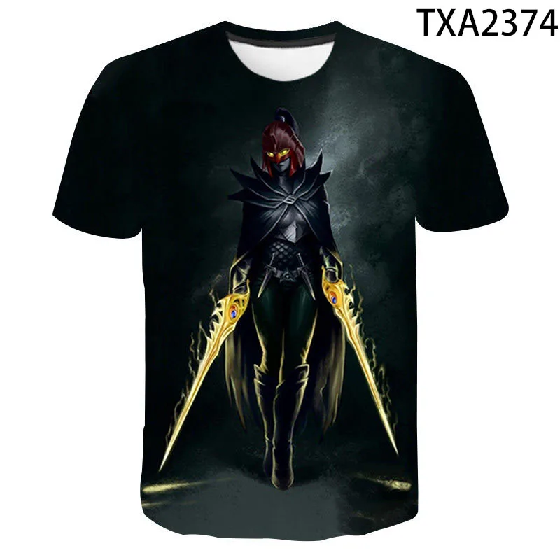 2020 New Games Dota 2 Boy Girl Kids Fashion Streetwear Men Women Children 3D Printed T Shirt Short Sleeve Casual Cool Tops Tee | Мужская
