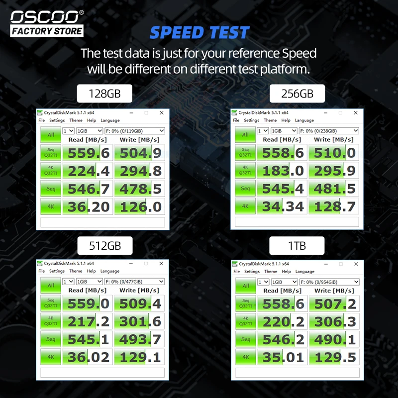 OSCOO оригинальные SSD жесткий диск для Apple MacBook Air A1369 A1370 2010 2011 внутренние жесткие