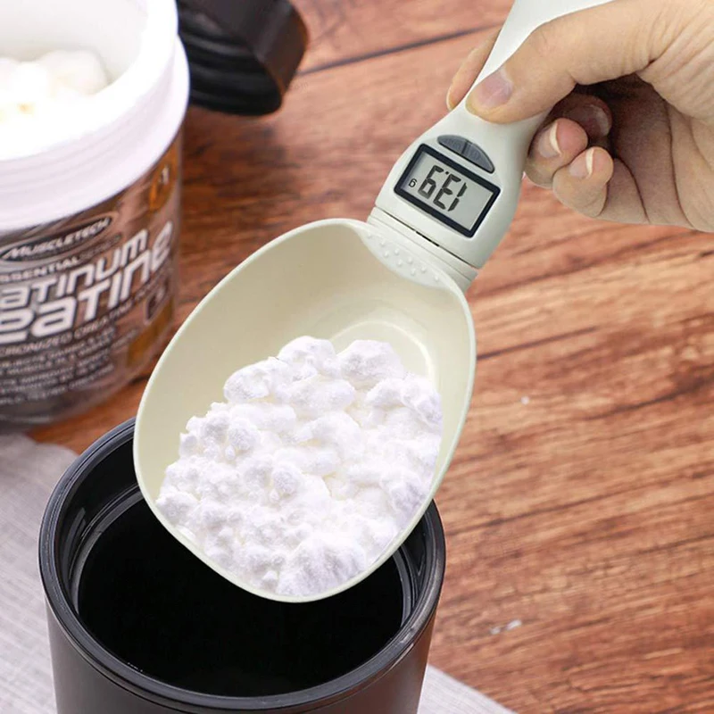 

800g/1g Pet Food Scale Cup For Dog Cat Feeding Bowl Kitchen Scale Spoon Measuring Scoop Cup Portable With Led Display Water