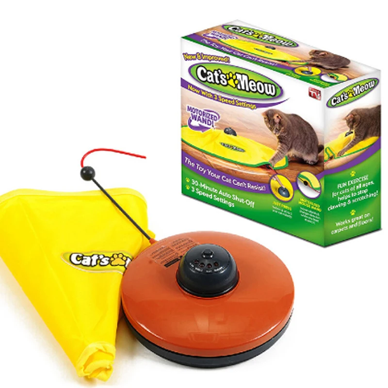 4 скорости игрушка для кошек накидка мышь ткань мяу кошки интерактивная электронная креативная щенков