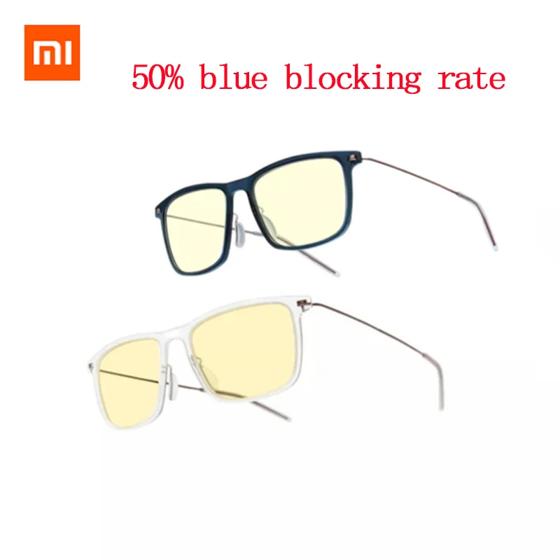 Новые оригинальные очки Xiaomi Mijia с защитой от синего излучения для мужчин и женщин