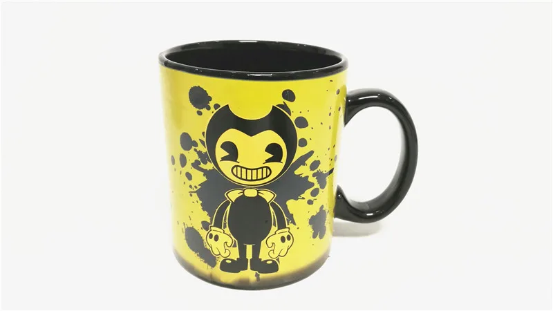 Бенди и машина чернил мультфильм аниме изменение цвета Марк чашка игрушка 10*11 5 см