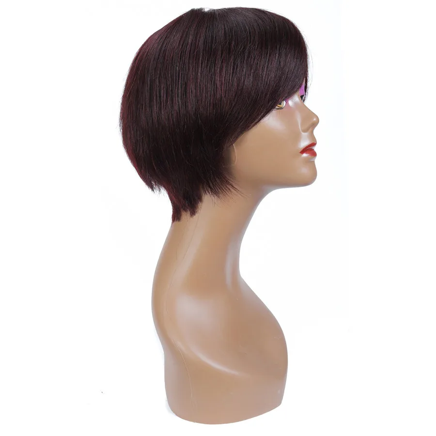 Alidoremi ir человеческие волосы парики для чернокожих женщин малазийские прямые Реми