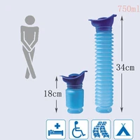 750ml portable emergency urinate bags for babywomenmen extendable spill proof piss bags mini toilet for travel camp reusable