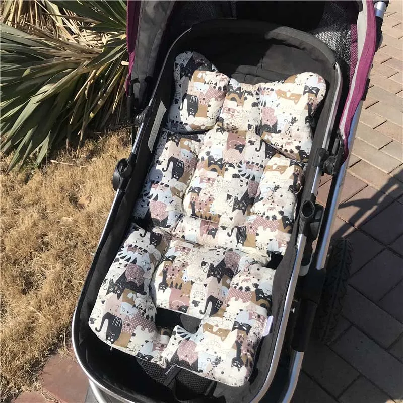 Детские хлопчатобумажные Печать Подушка для детской коляски Автокресла тележка