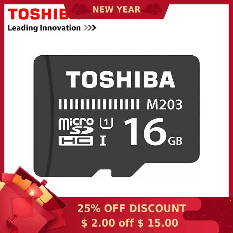 

Карта памяти Micro sd Toshiba 16 ГБ, класс 10, UHS-1, для планшетов/смартфонов