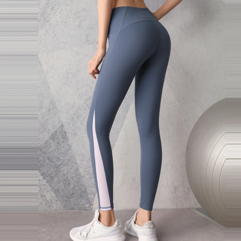 Энергию пуш ап леггинсы Для женщин Фитнес Йога брюки с высокой талией спортивные