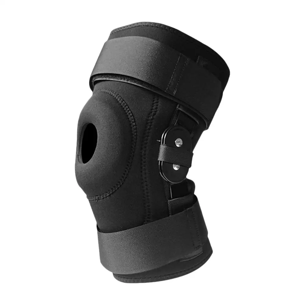 

Hinged Knee Brace Support Side Patella Stabilizers With Strap Sports Knee Protective Pads For Knee Protection Pain Relief