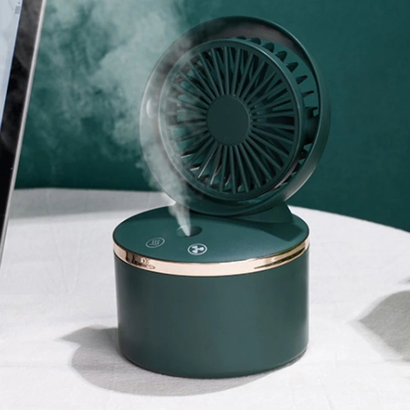 

280Ml Foldable Multifunction Air Humidifier USB Rechargeable Night Light Air Cooler for Desktop Office Home