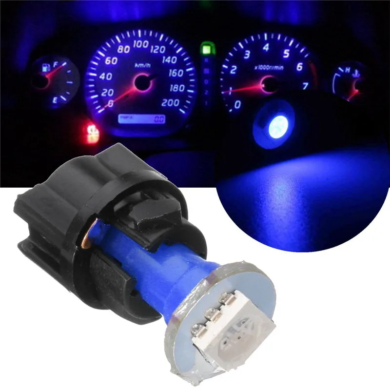Автомобильные 10 шт./компл. T5 74 PC74 1-SMD Твист гнездо кластер приборной панели