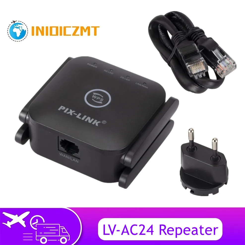 

Усилитель сигнала WI-FI INIOICZMT LV-AC24 беспроводной, 2,4/5 ГГц, Мбит/с