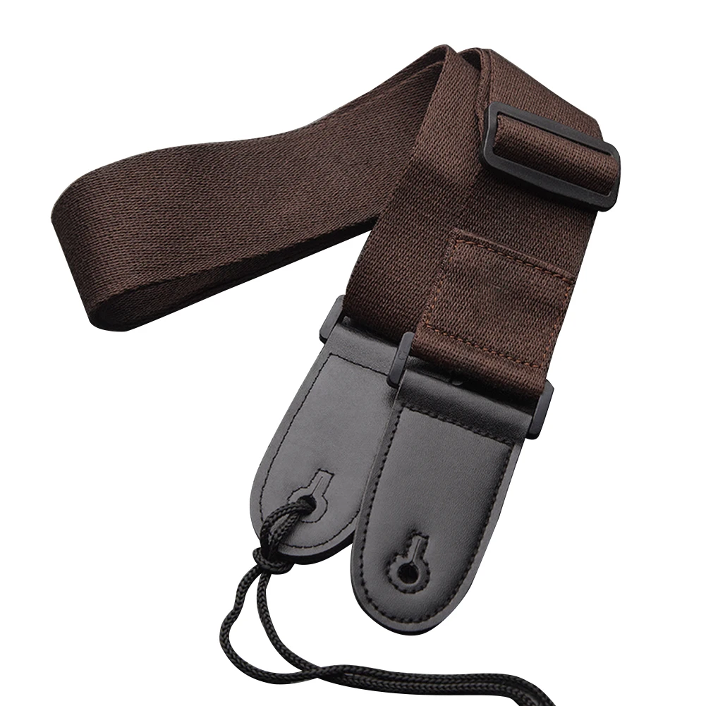 Держатель для гитары с кнопкой блокировки однотонный мягкий наплечный ремень из