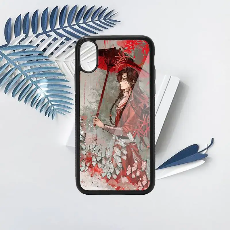 

Aesthetic Chinese style Tian Guan Ci Fu Phone Case PC for iPhone 11 12 pro XS MAX 8 7 6 6S Plus X 5S SE 2020 XR