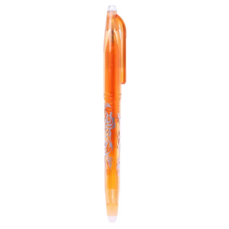 Стираемая гелевая ручка роллербол магический пишущий роллер 0,5 мм студенческие канцелярские принадлежности - Цвет: Orange