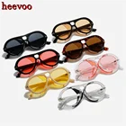 Овальные ветрозащитные солнцезащитные очки в стиле стимпанк для мужчин и женщин, брендовые дизайнерские круглые модные очки с защитой UV400, винтажные T-очки для мальчиков