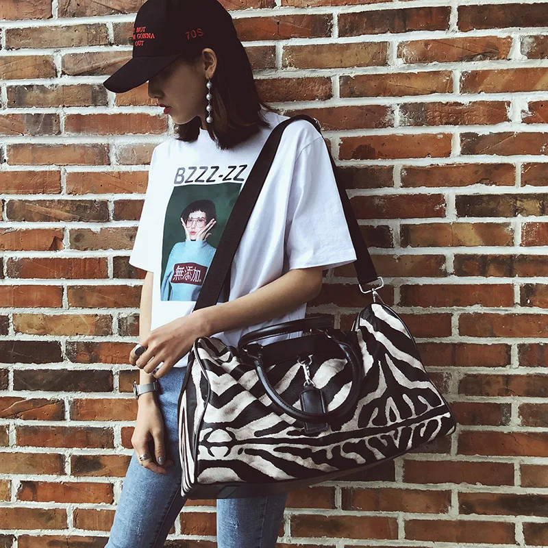 Zebra Pattern Tote Bags For Women Crossbody
