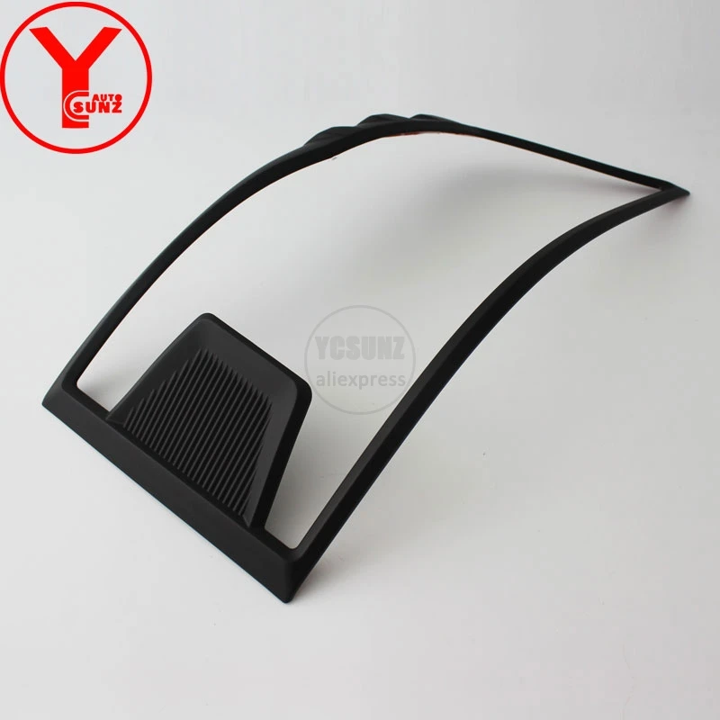 YCSUNZ ABS черный головной светильник крышка аксессуары части Тюнинг автомобилей для