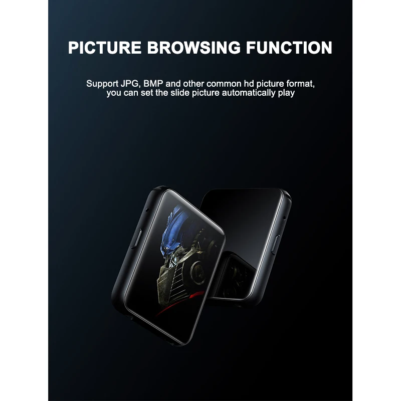 Mp3 плеер с креплением портативный металлический Hi Fi поддержкой Bluetooth и FM радио