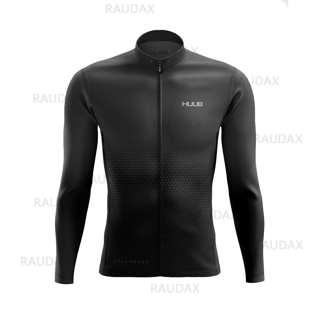 

HUUB Cycling Jerseys 2021 Summer Long Sleeves Breathable Bicycle Cycling Clothing Men Bike Jersey MTB Roupa Ciclismo Masculino