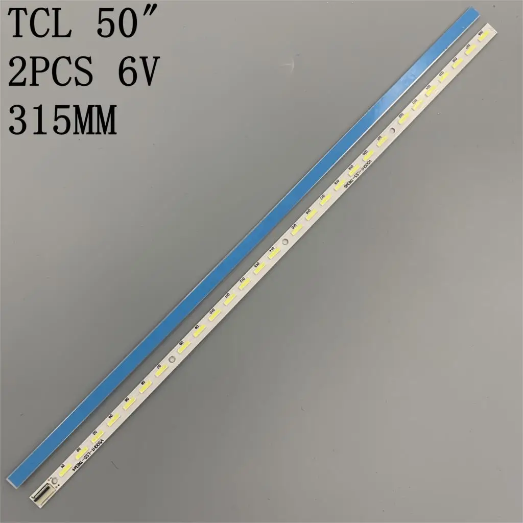 

2PCS for Skyworth L50E5000A/K310X3 LCD backlight LED V500H1-LS5-TREM4 V500H1-LS5-TLEM4 1PCS=28LED 315MM 100%NEW