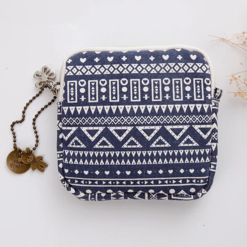 Милая миниатюрная моющаяся женская сумка для хранения гигиенических прокладок