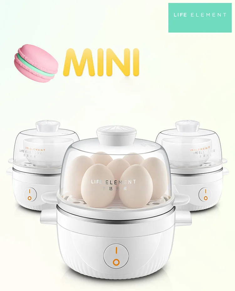 Multifunction Egg Cooker Mini Breakfast Egg Machine Automatic Power Off Anti-dry Egg Boiler Cooker Steamer For Home Kitchen