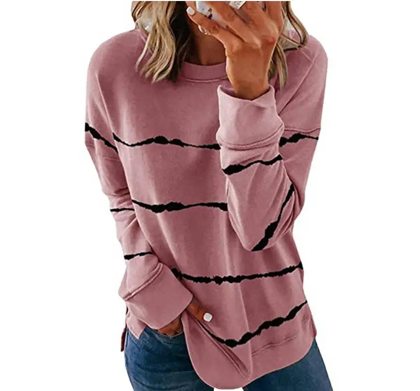 Размера плюс 5xl свитшоты осенний женский топ повседневный Женский свитшот с